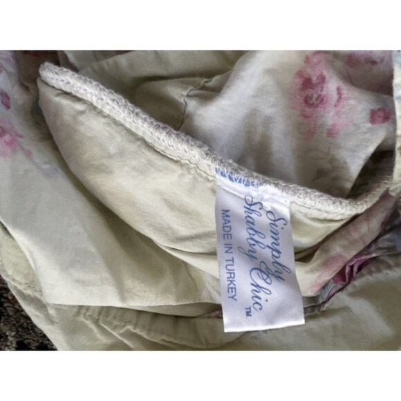 Rachel Ashwell Simply Shabby Chic Bramble Rose Duvet Cover Sham Twin Floral - Picture 9 of 10